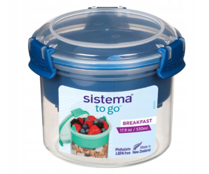 Pojemnik i worek próżniowy SISTEMA Pojemnik śniadaniówka Breakfast To Go 530ml (21355)